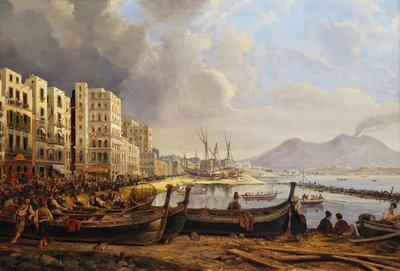 Strada della porta Capua a Napoli da Pieter van Loon